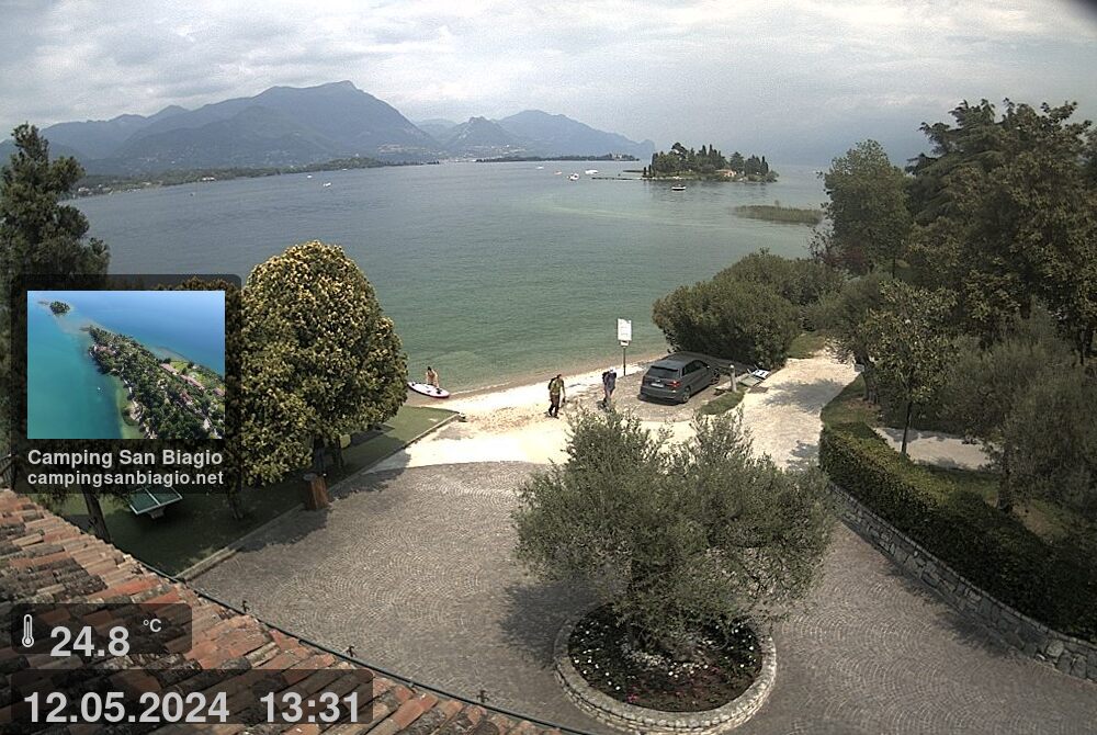 Webcam Camping San Biagio, Manerba del Garda, Italy
